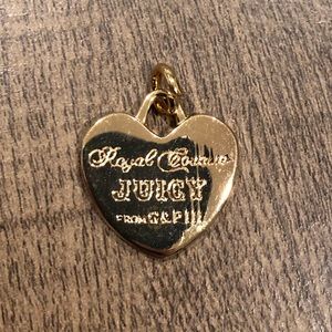 Juicy couture heart charm